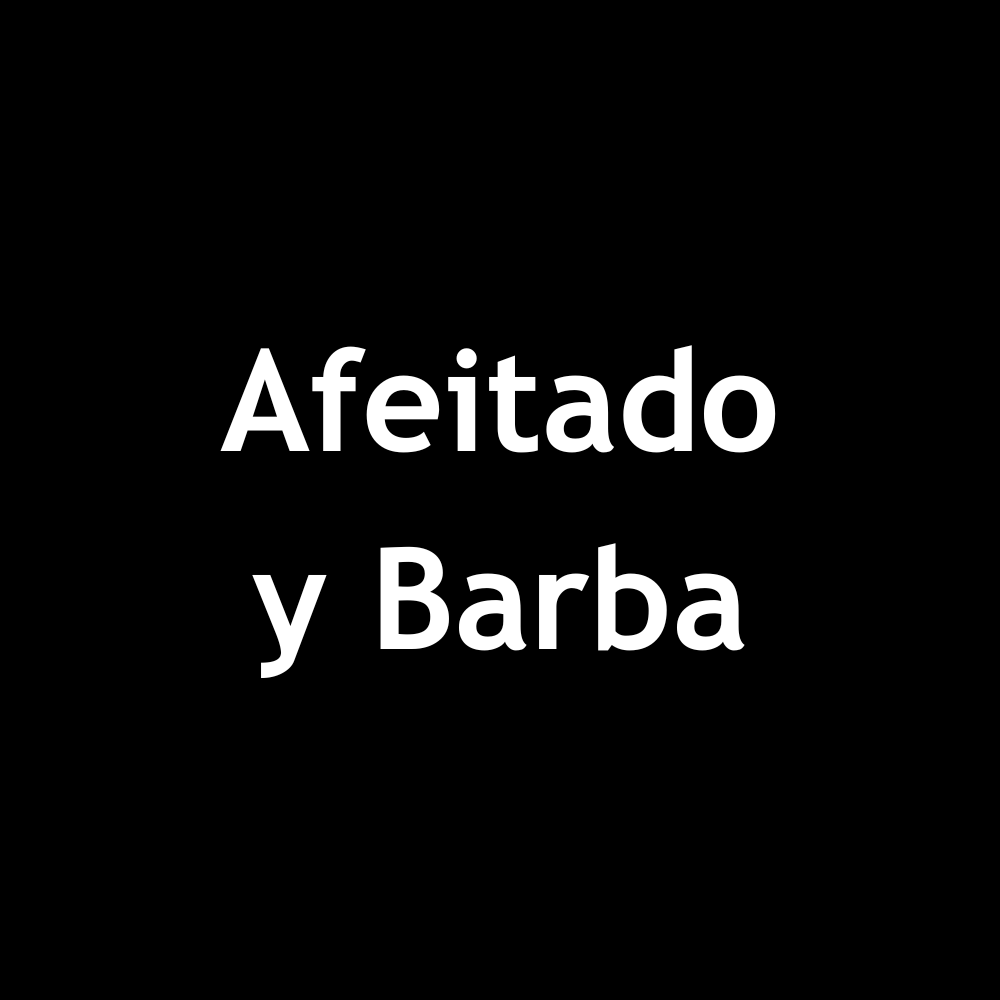 Afeitado y barba